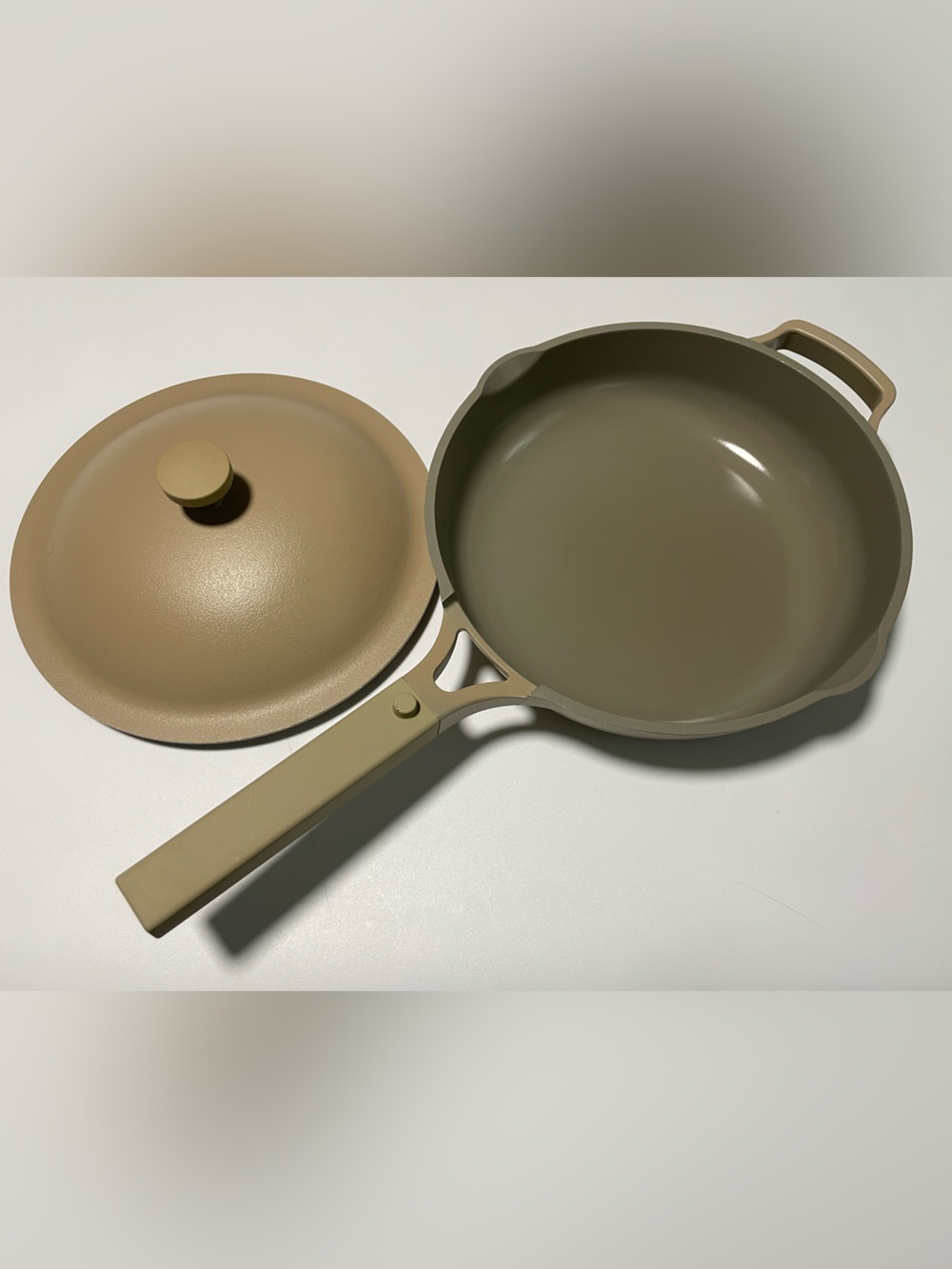 Our Place Always Pan 10” Ceramic Nonstick Sauté Pan / Price Firm
Color: Steam